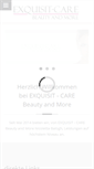 Mobile Screenshot of exquisit-care.com